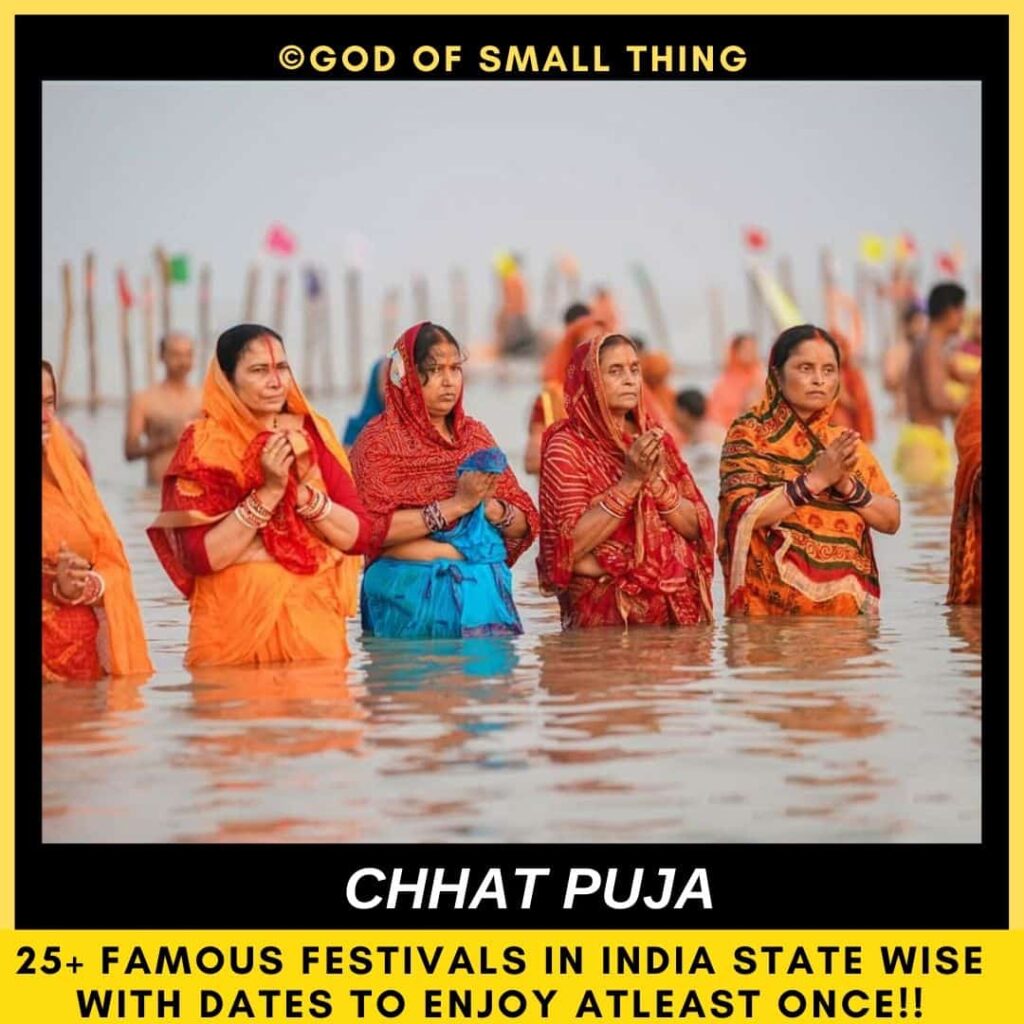 Popular festivals in India Chhat Puja