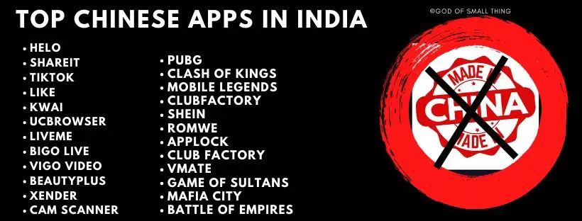 List of Top Chinese Apps in India