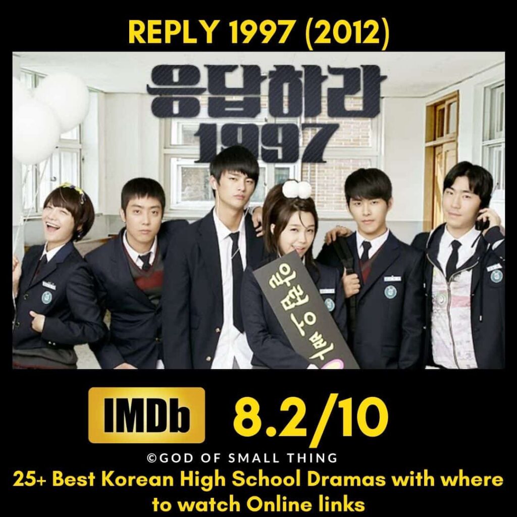 Korean High School Drama Reply 1997