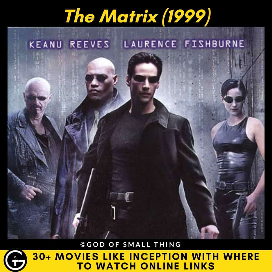 Movies Like Inception The Matrix (1999)