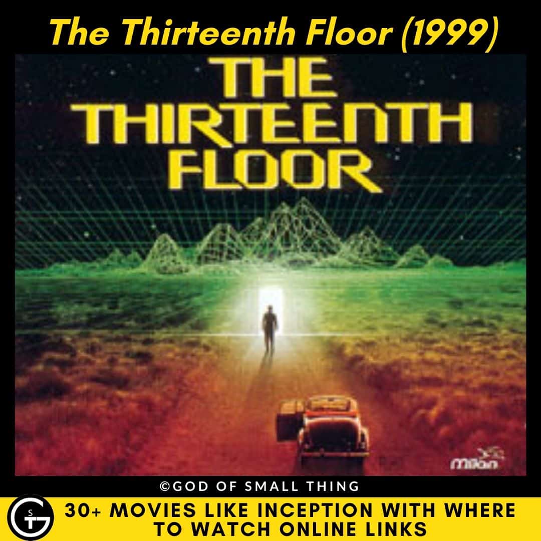 Movies Like Inception The Thirteenth Floor (1999) 