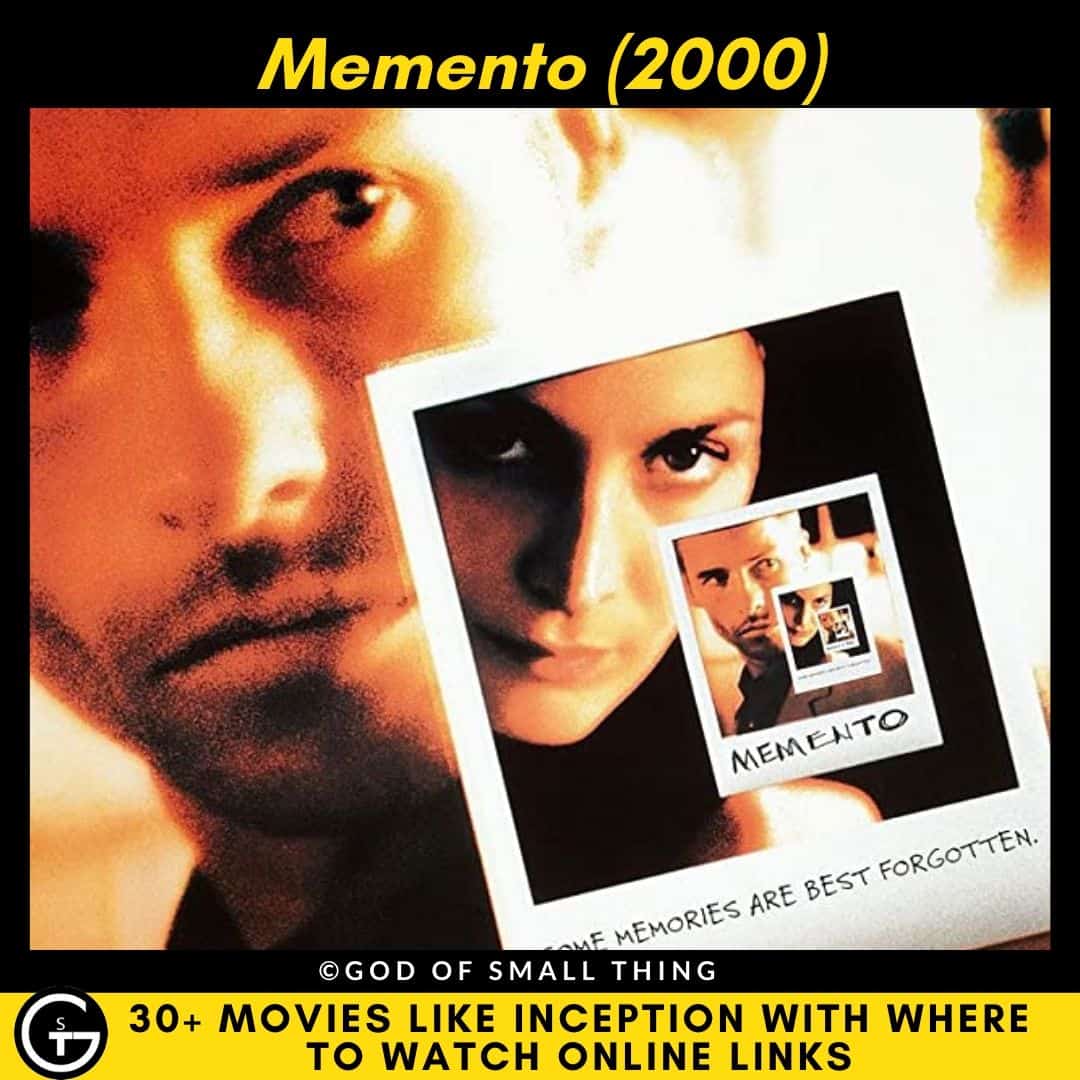 Movies Like Inception Memento (2000)