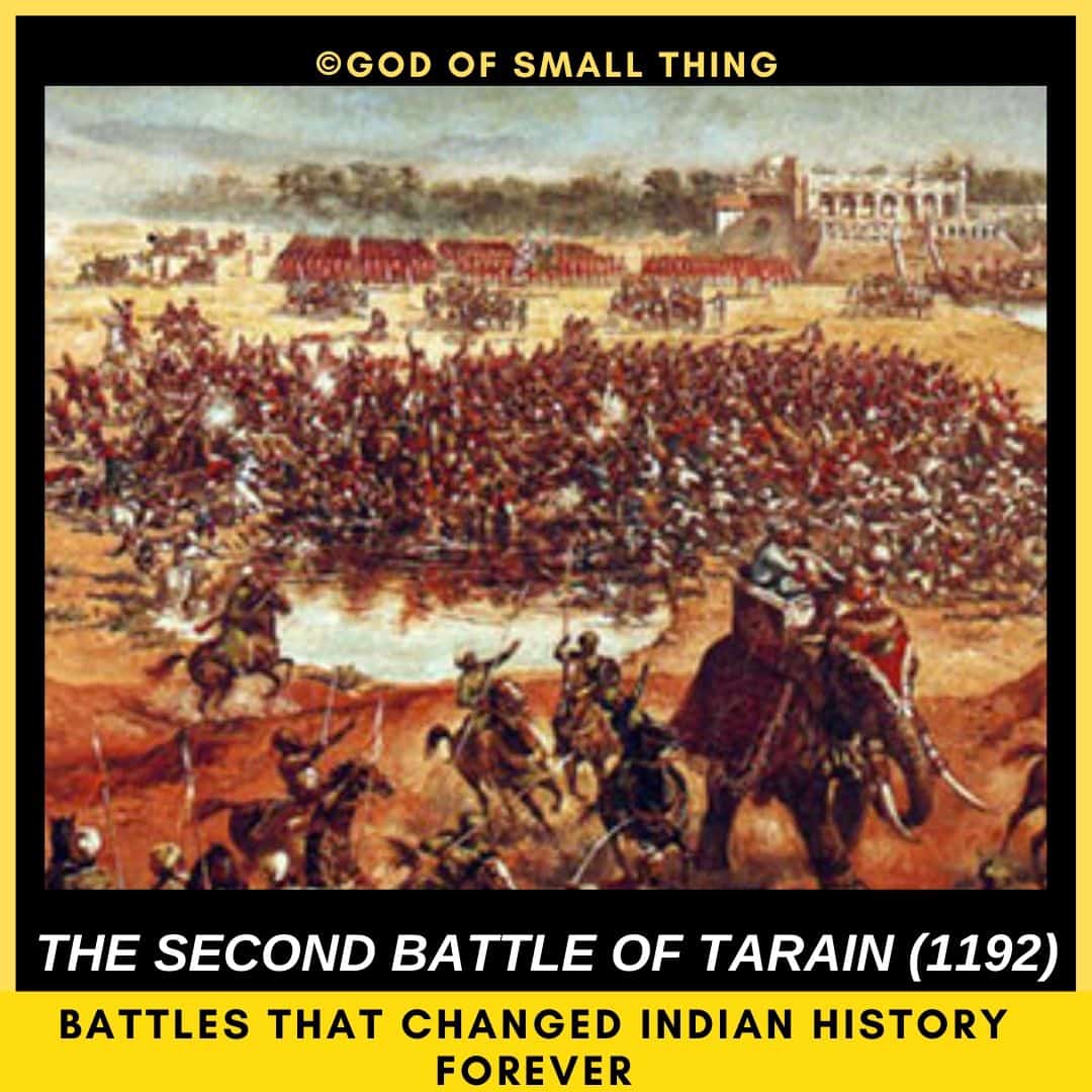top 5 battles of India: Second Battle of Tarain