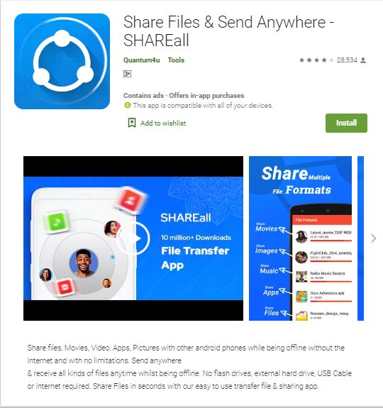 Shareall Indian App