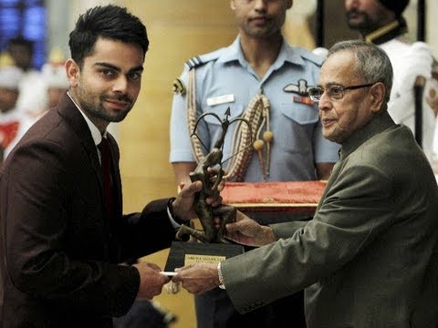 Virat Kohli Awards: Virat KohlI Awarded Arjuna award