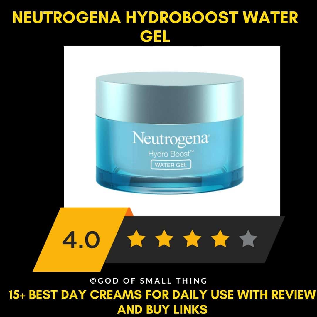 Best Day Creams India: Neutrogena Hydro Boost Water Gel