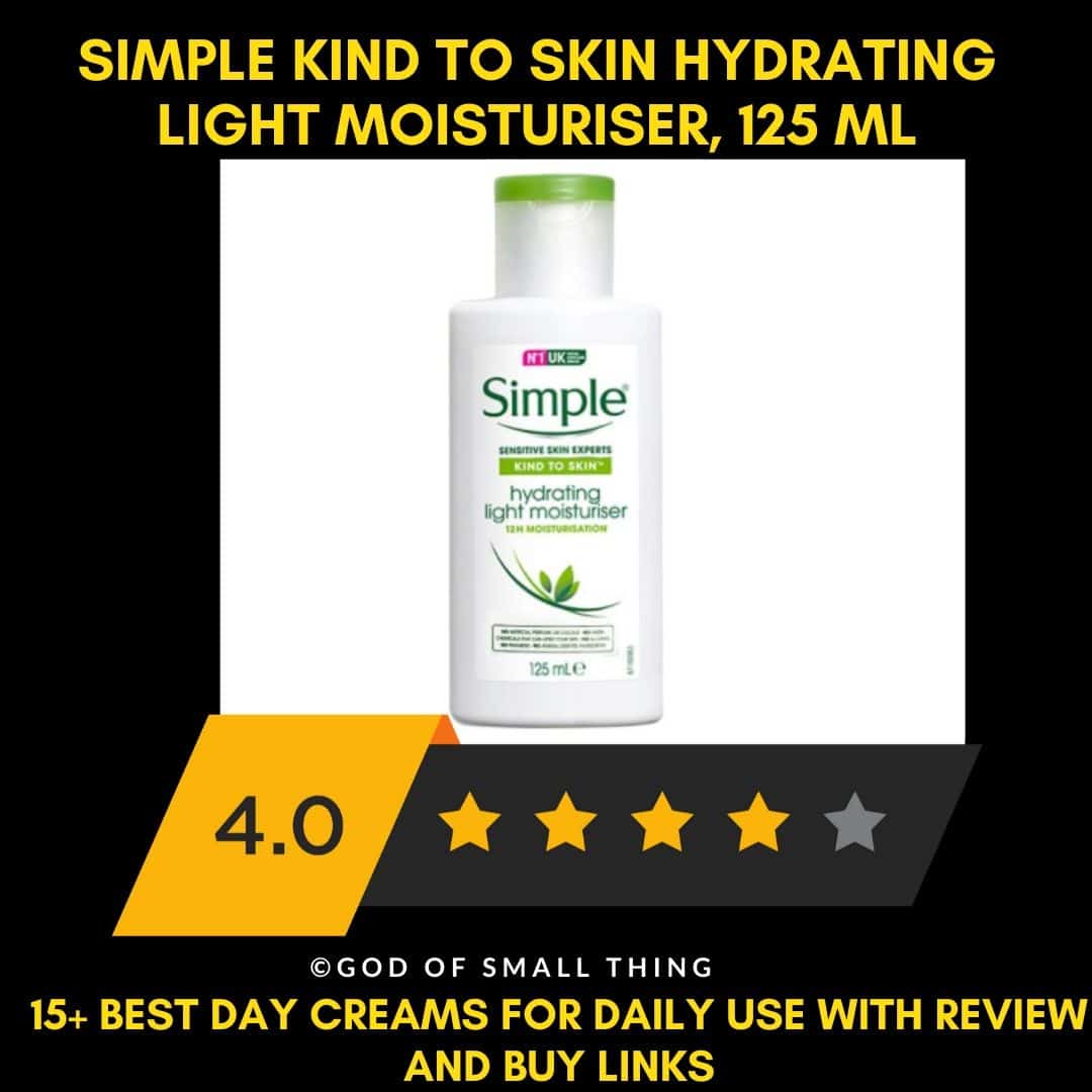 best cream for daily use Simple Kind To Skin Hydrating Light Moisturizer