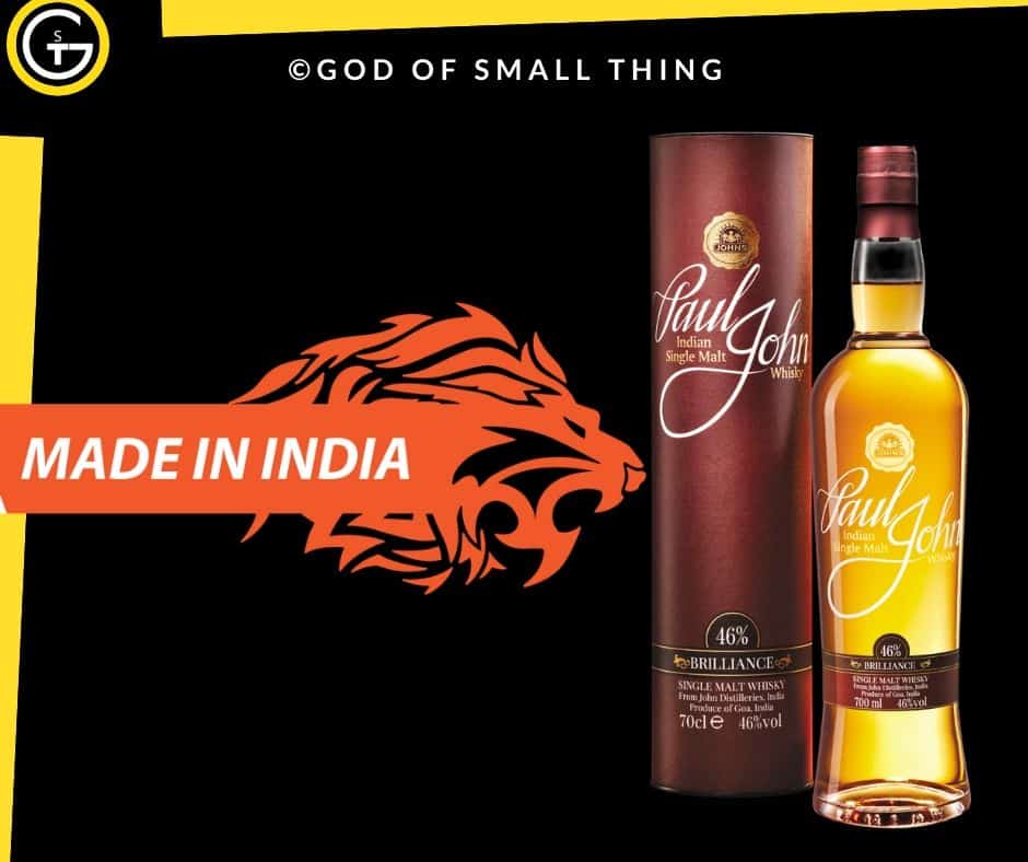 Indian Liquor Brands Paul John Single Malt