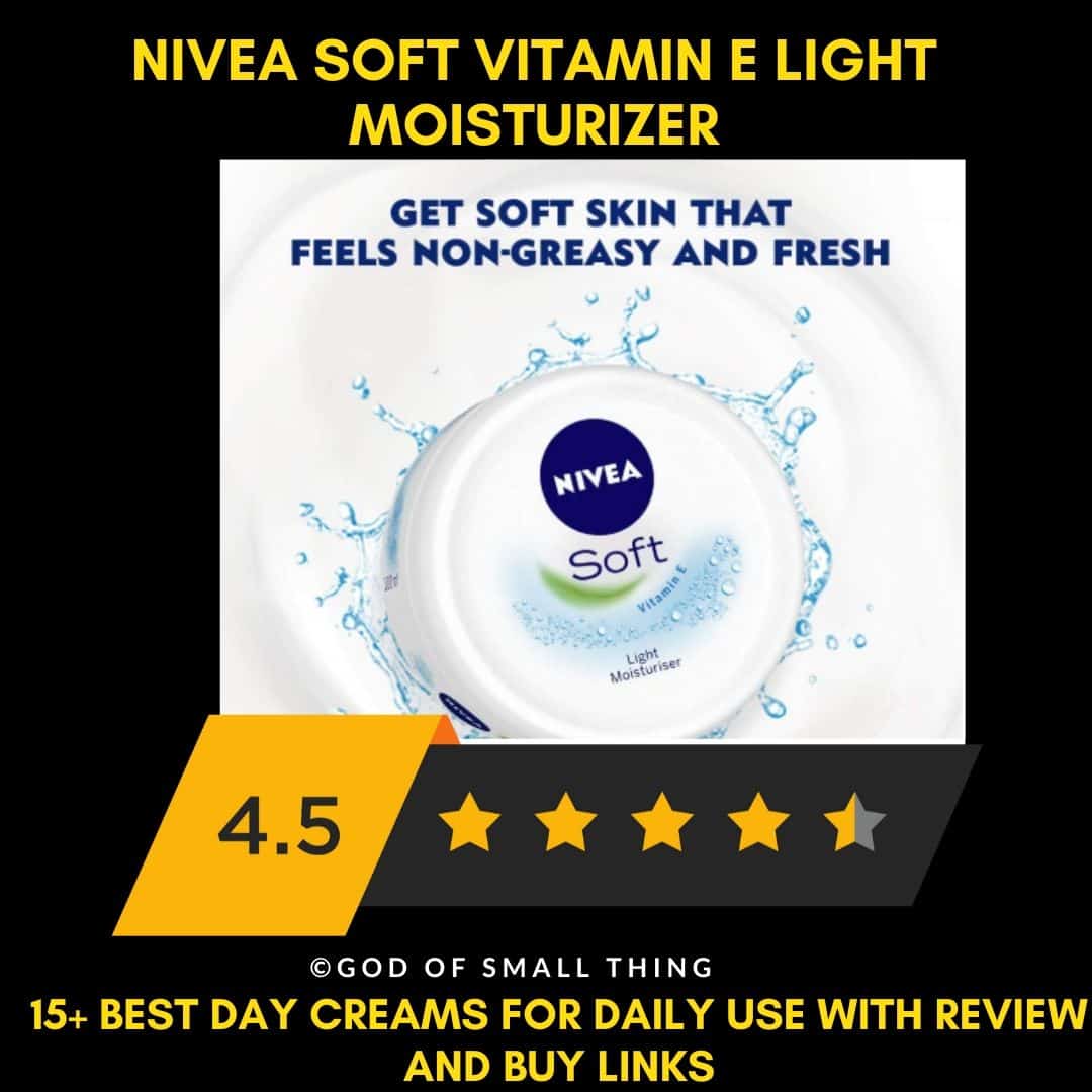Best Day Cream Nivea Soft Vitamin E Light Moisturizer