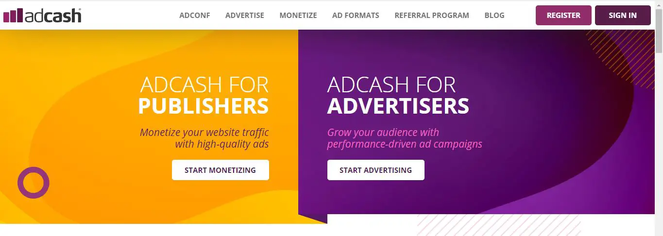 Adcash google ads alternatives