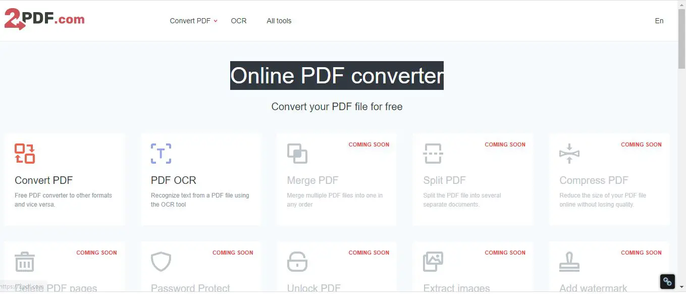 Converting HEIC to PDF with 2PDF.com