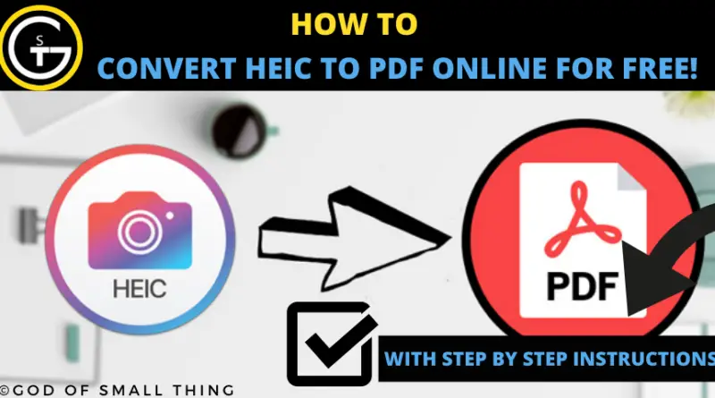 convert HEIC to PDF Online