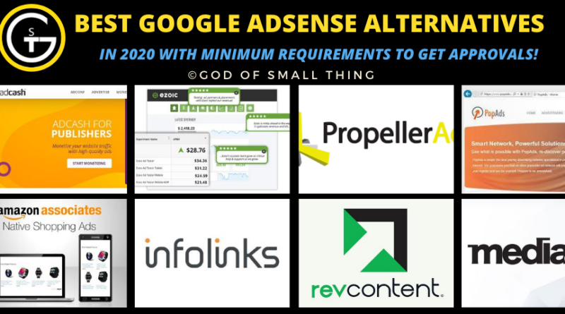 google adsense alternatives 2020
