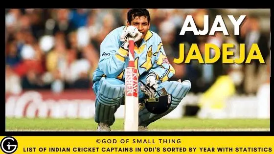 Ajay Jadeja indian cricket captain