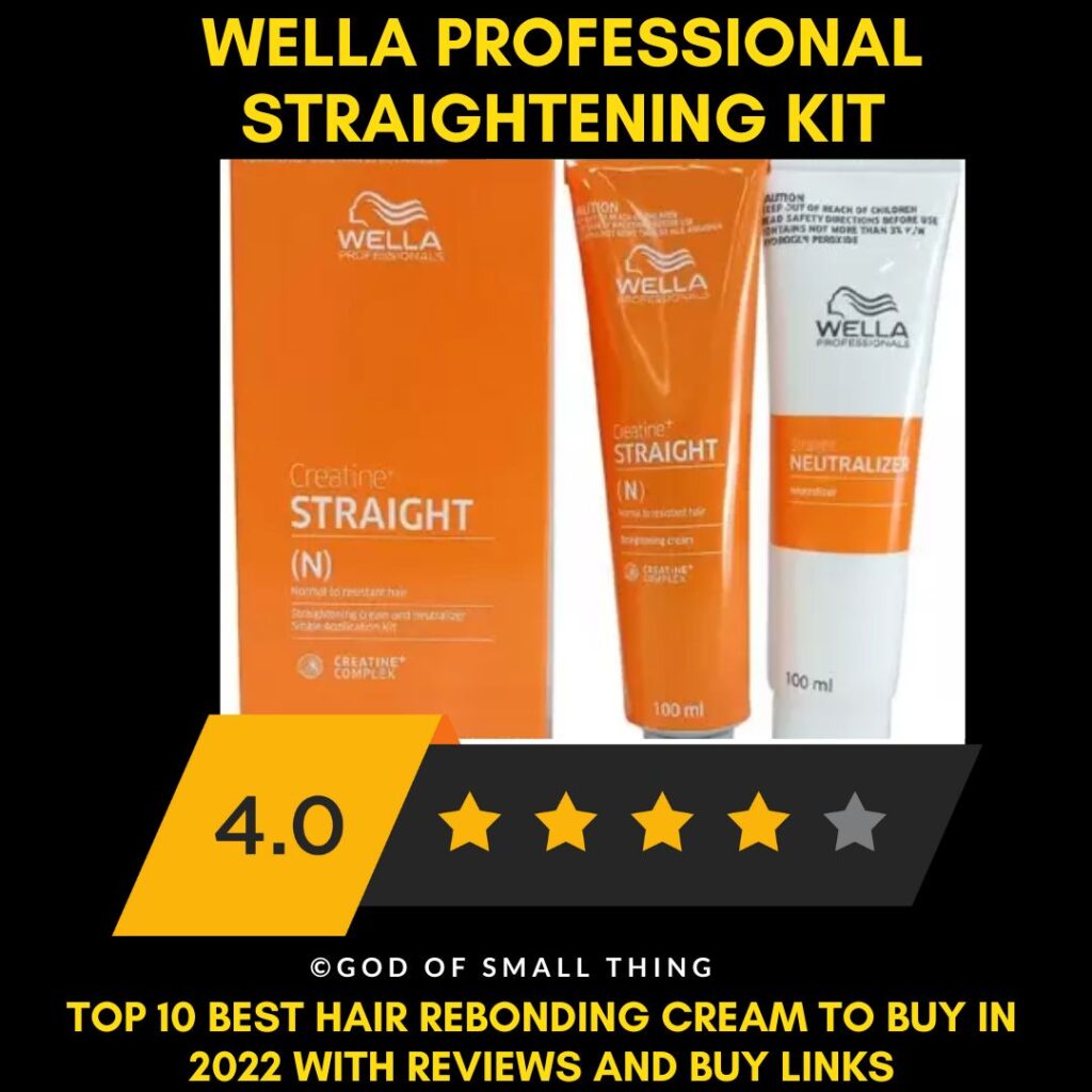 Hair Rebonding cream Wella professional straightening kit