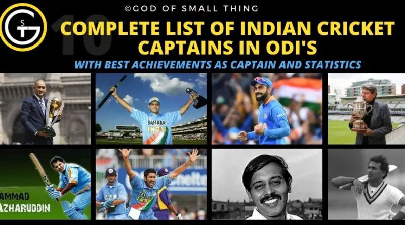 List of captains of Indian cricket team