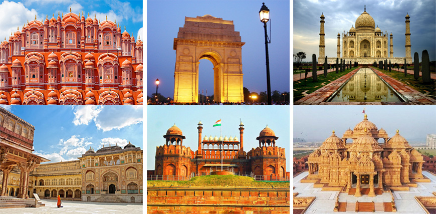 places to visit during Golden Triangle India Holidays