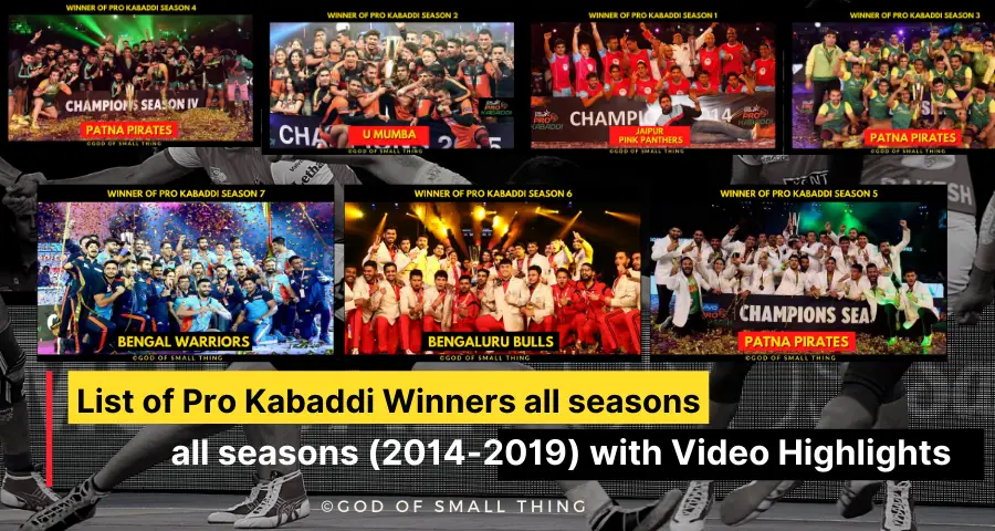 Pro Kabaddi League: The winners in the last 9 seasons