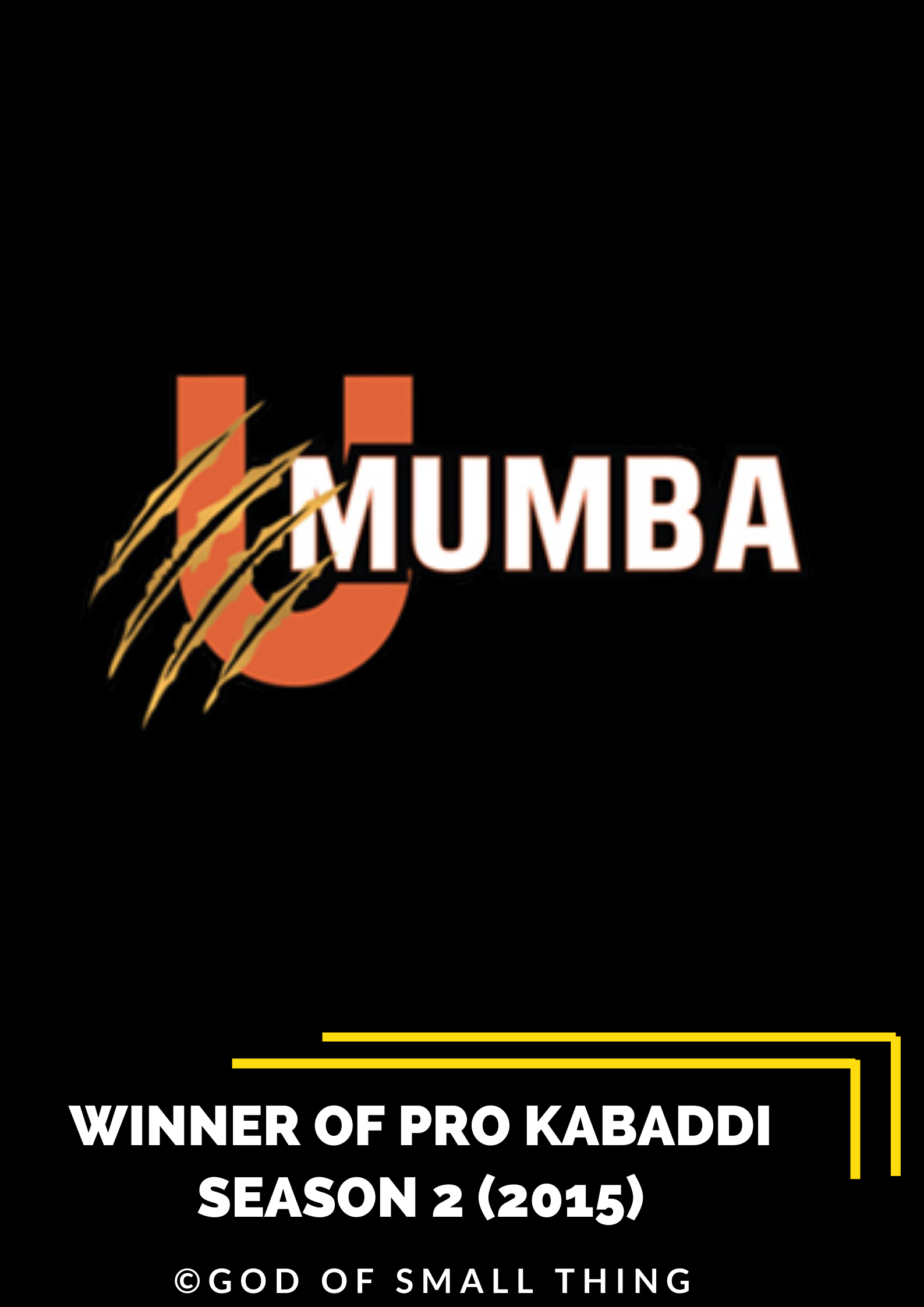 Pro Kabaddi Season 2 Winners U Mumba