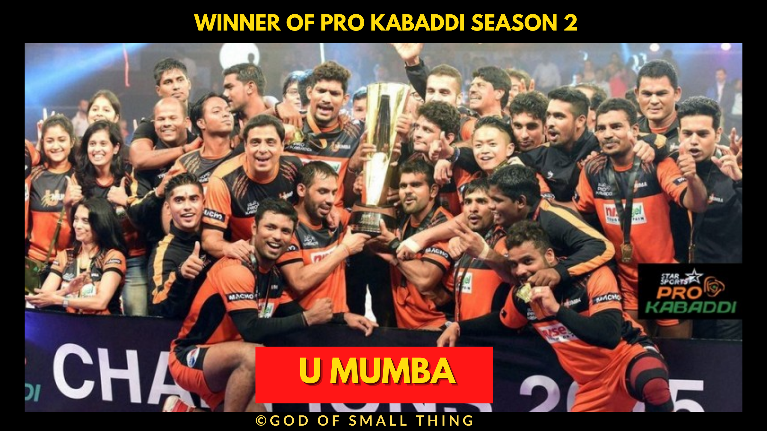 Winner of Pro Kabaddi Season 2: U Mumba