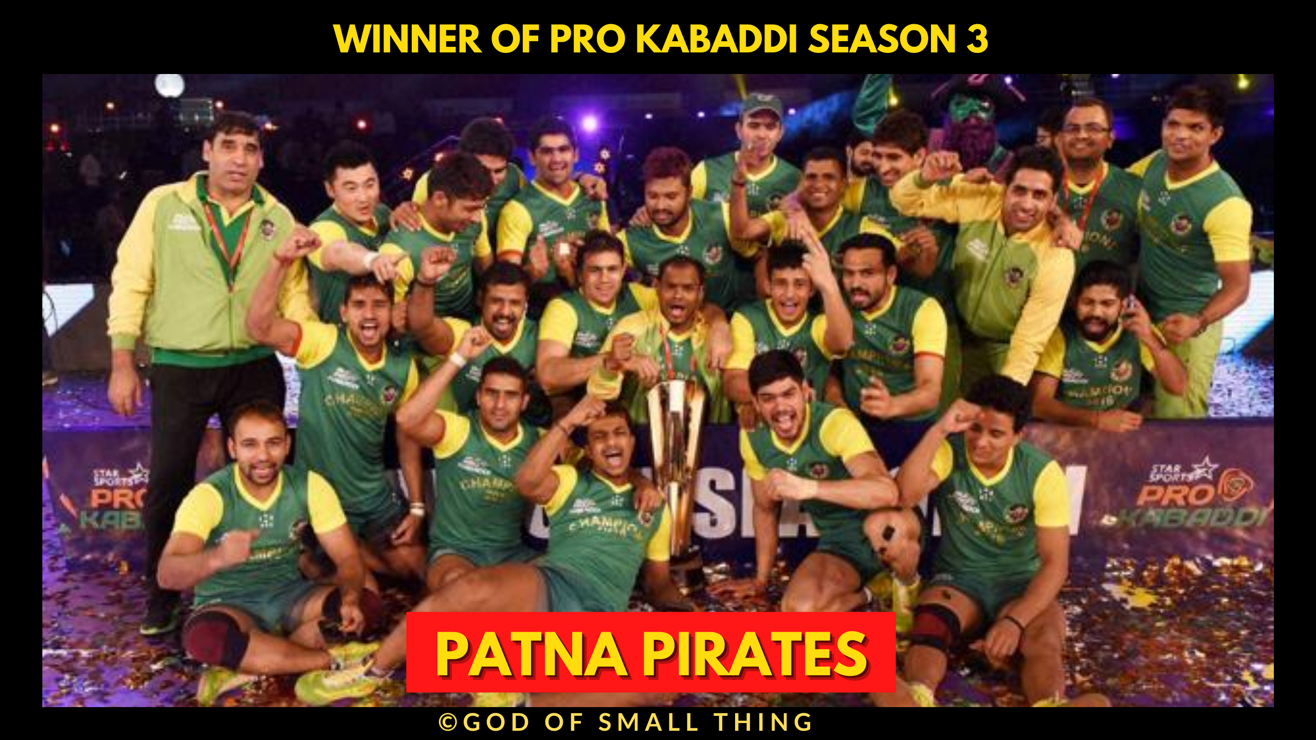 Winner of Pro Kabaddi Season 3: Patna Pirates