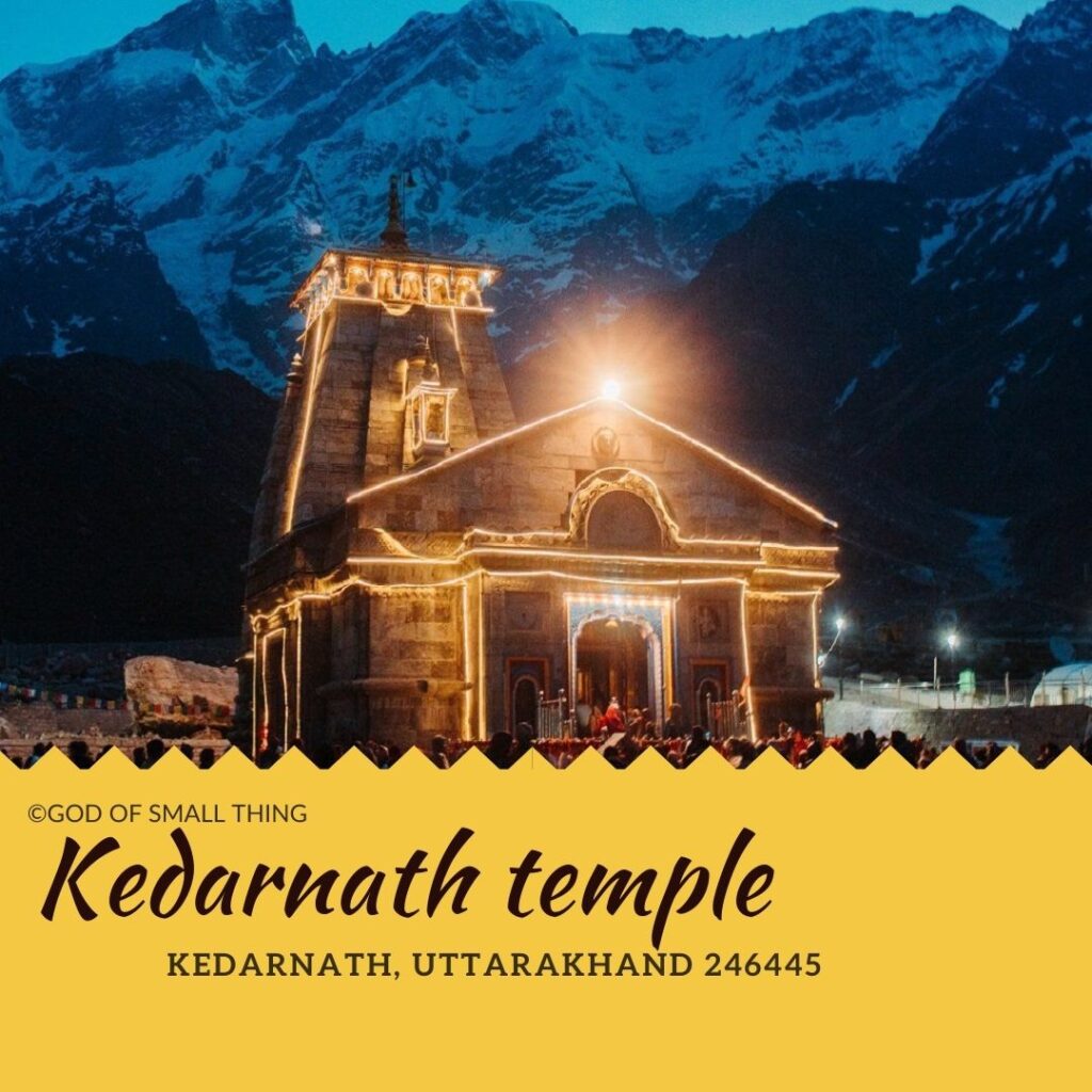 Indian Famous Temples Kedarnath temple