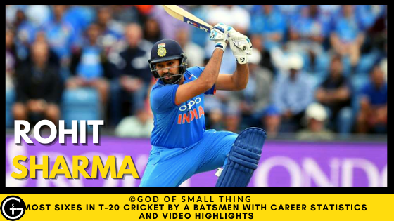 Rohit Sharma Most Sixes in t20
