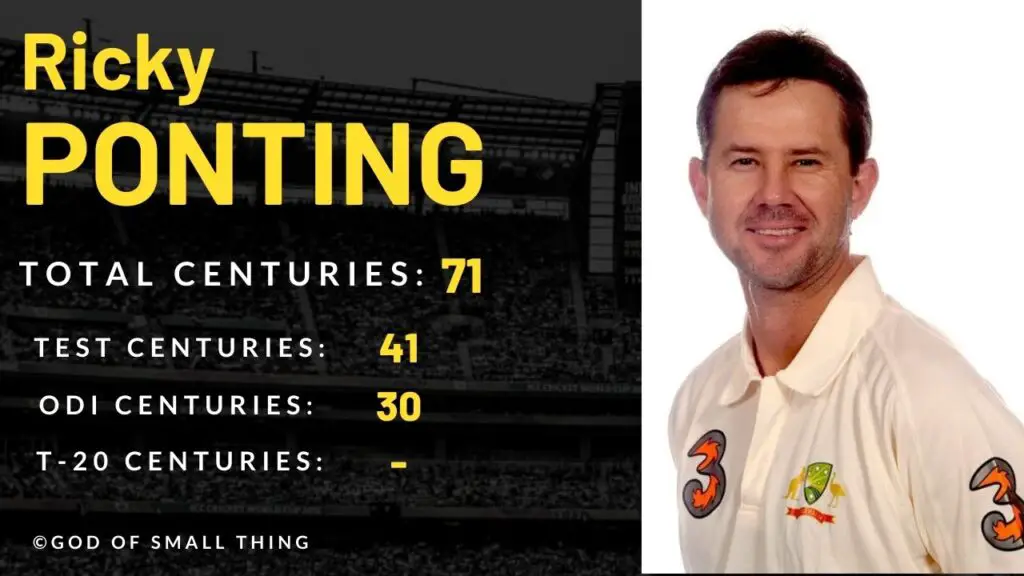 Ricky Ponting Centuries