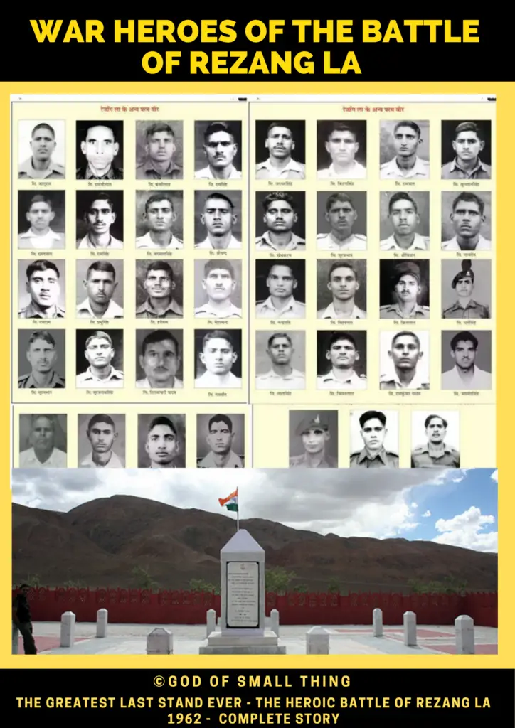 heroes of the battle of rezang la 1962
