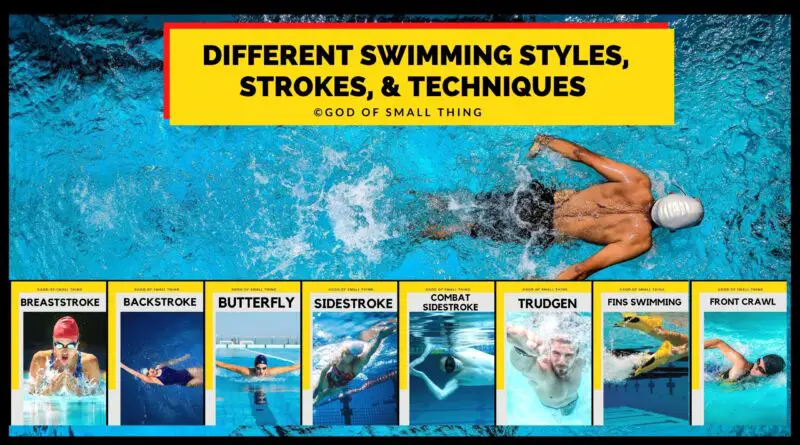 types of swimming strokes