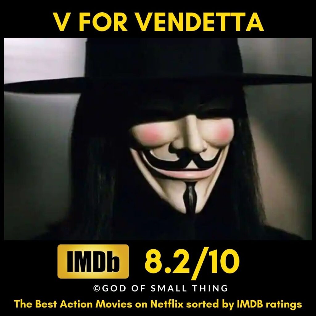 Best Action movies on Netflix V for Vendetta
