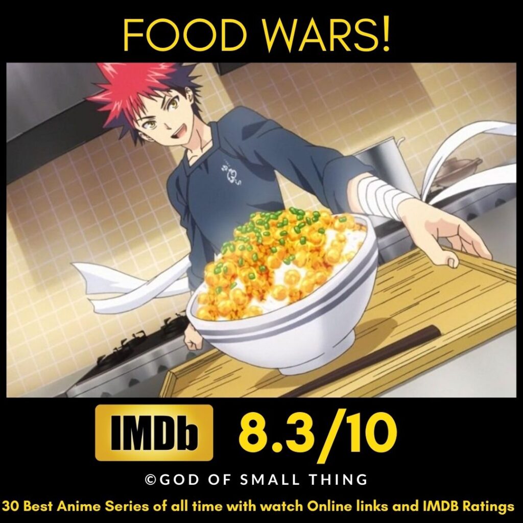 Best Anime Series Food Wars
