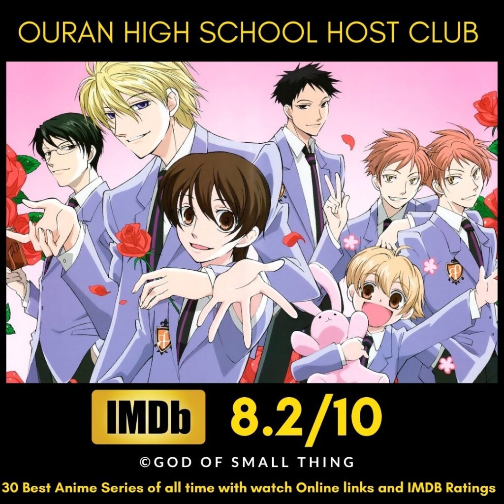 Best Anime Series Ouran High School Host Club