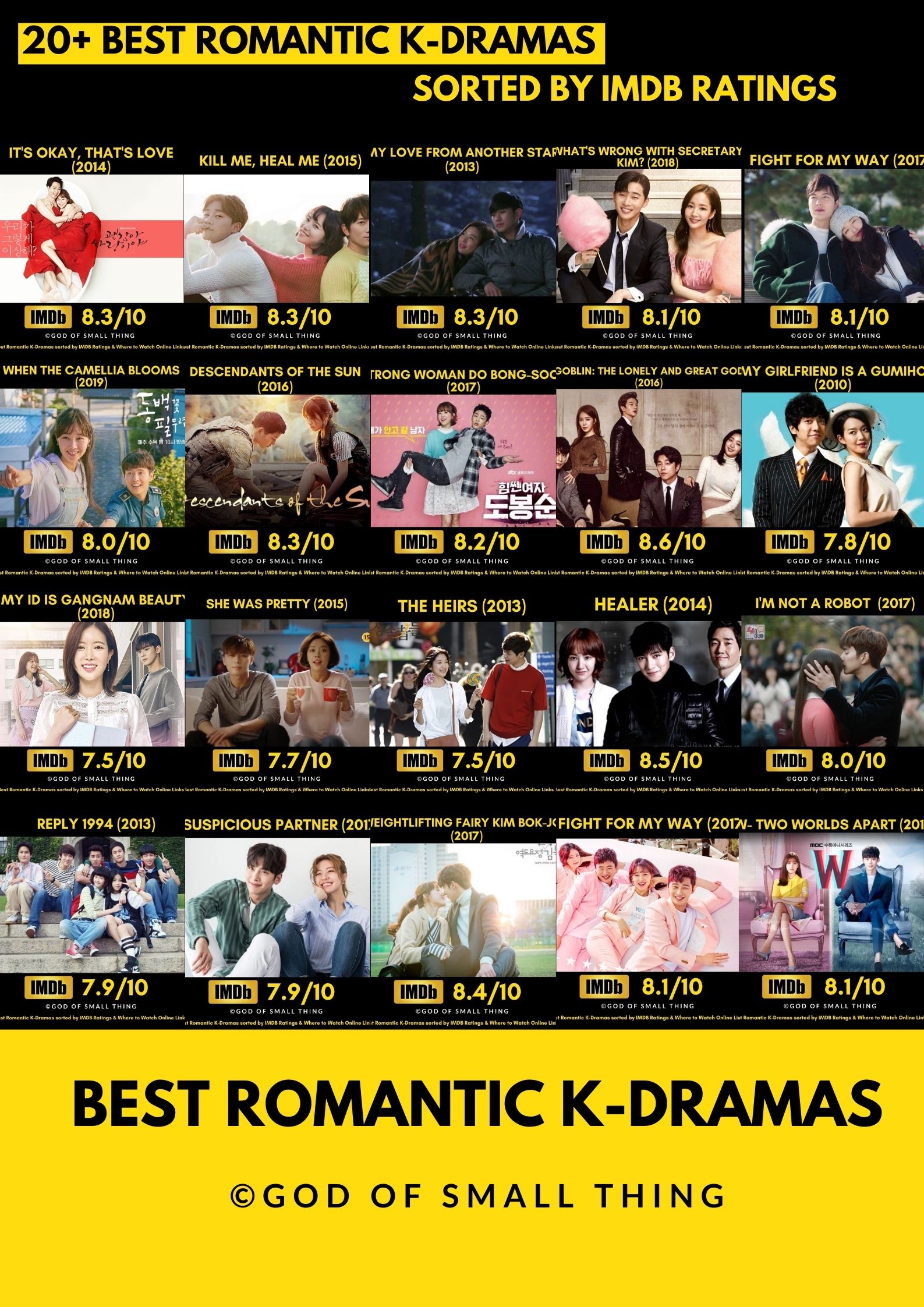 Best Romantic K-Dramas