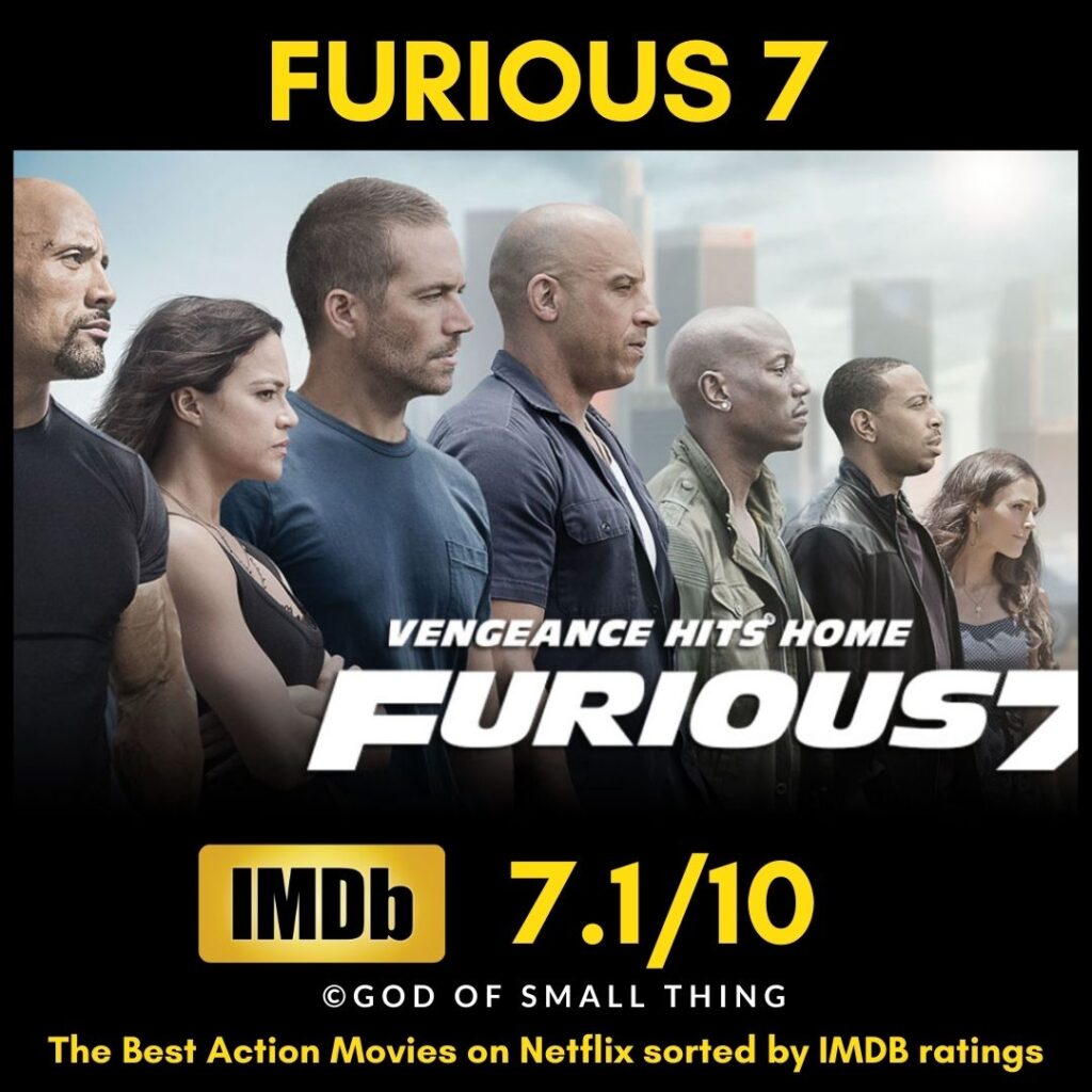 Netflix action movies Furious 7