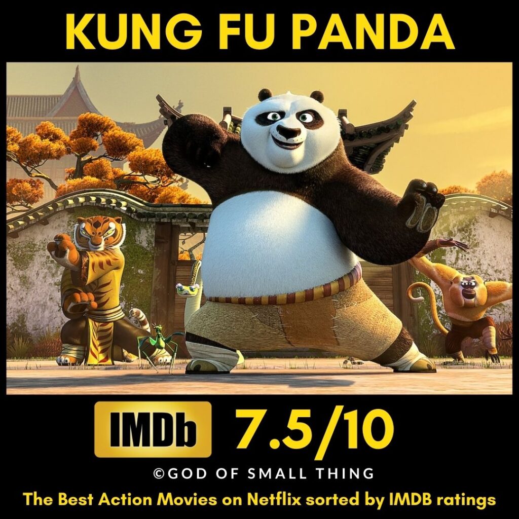 Top Netflix action movies Kung Fu Panda