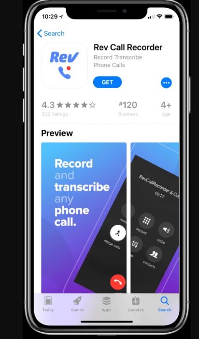 Best Call Recording app Rev Call Recorder