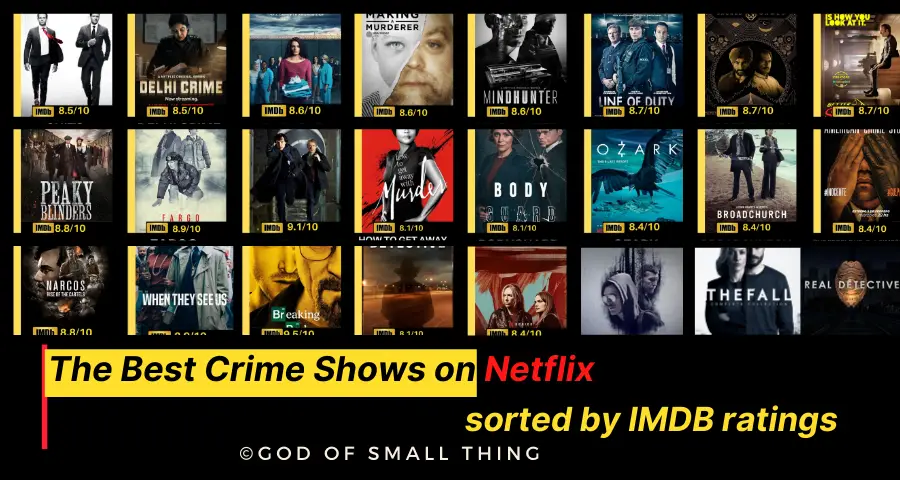 The Best Crime Shows on Netflix sorted by IMDB ratings