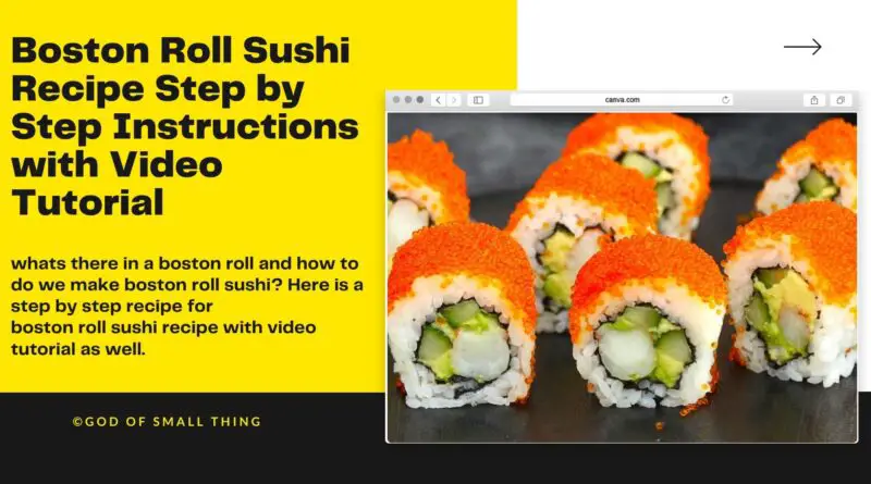 Boston Roll Sushi Recipe
