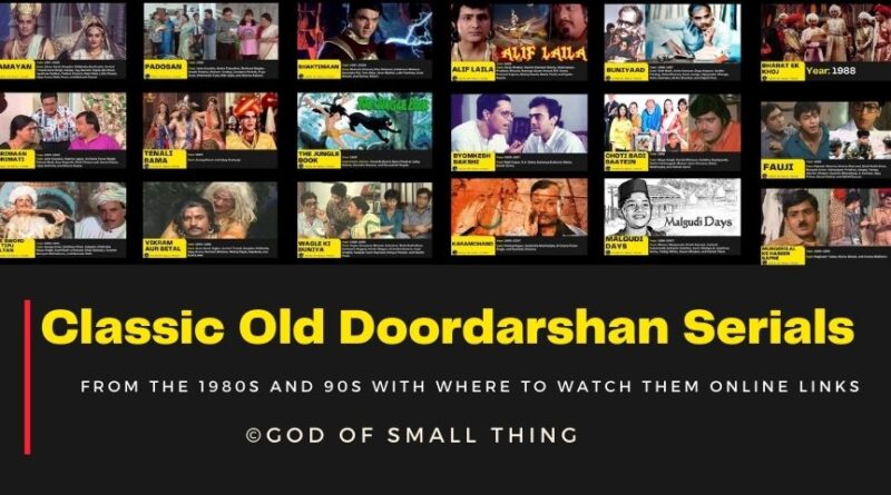 Old Doordarshan Serials 90s list