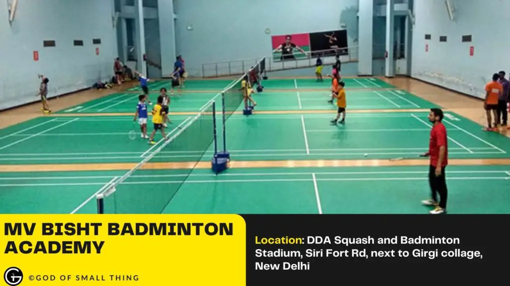 Best badminton academies in India: MV Bisht Badminton Academy