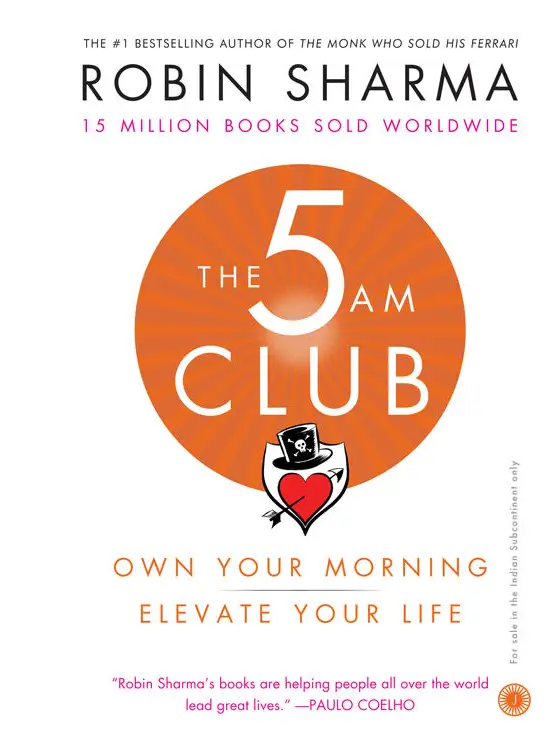 The 5 AM Club book by Robin Sharma