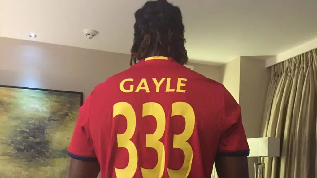 Chris Gayle Jersey Number