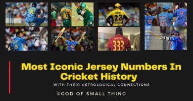 Jersey Numbers In Cricket