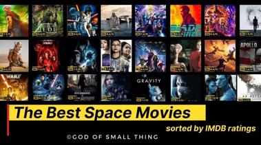 Best Space Movies listed by IMDb –