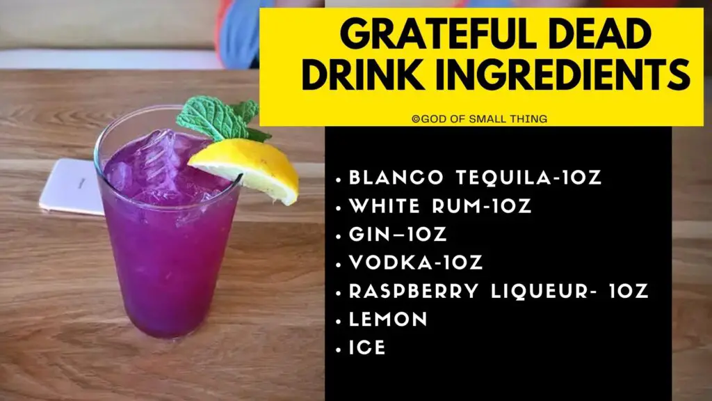 Grateful Dead Drink Ingredients