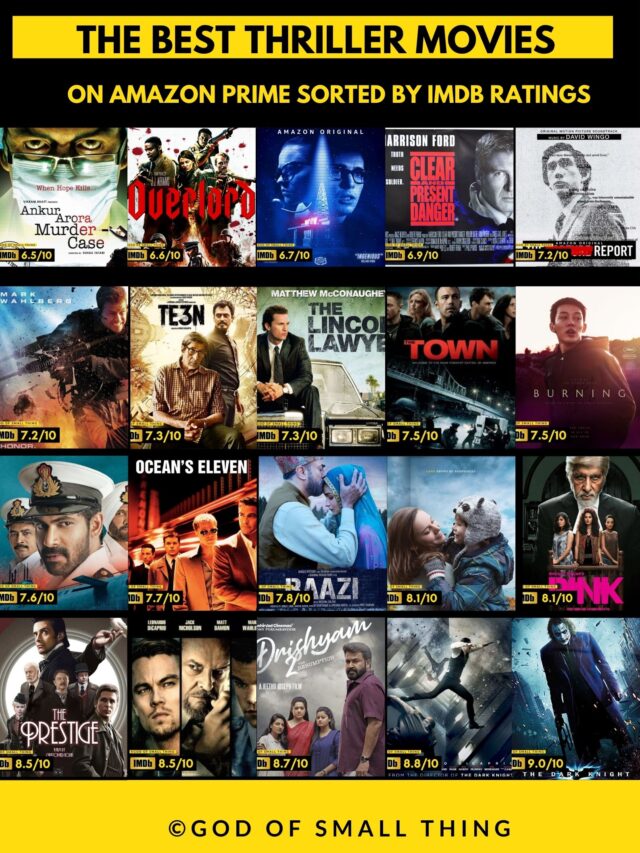 Best Thriller Movies on Amazon Prime