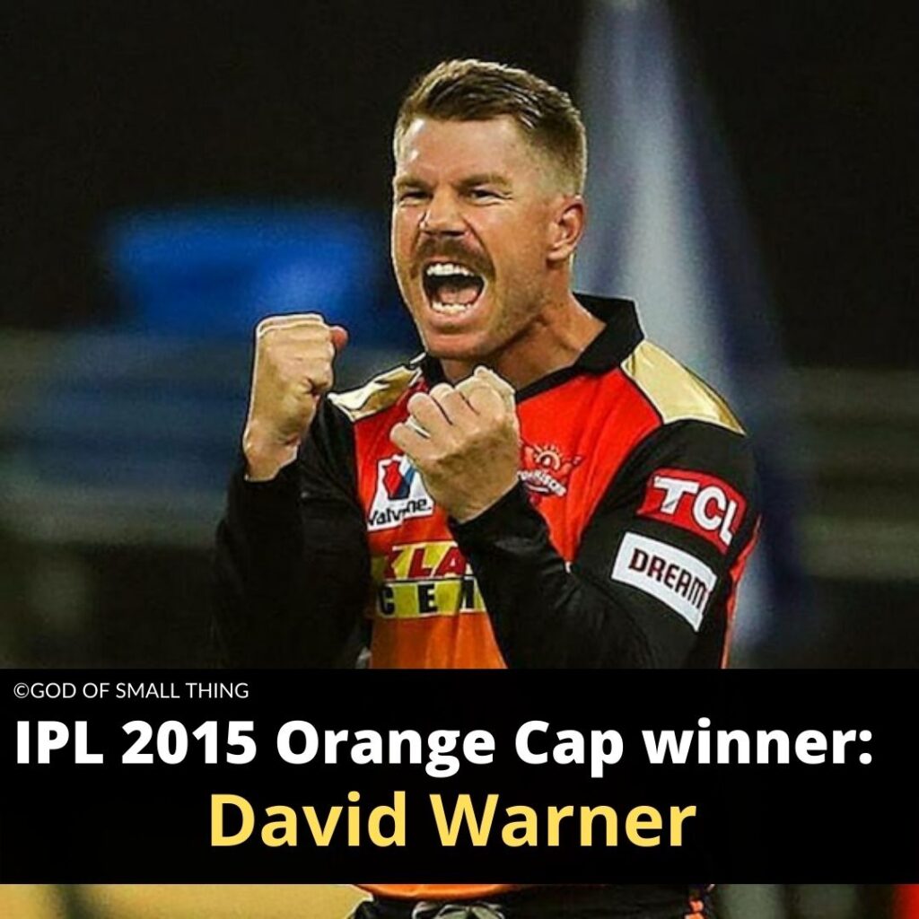 Orange Cap in IPL David Warner