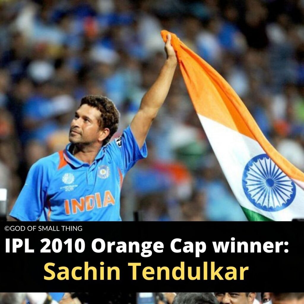 Orange Cap Winners List Sachin Tendulkar