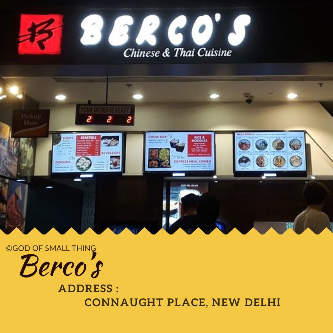 Top restaurants in Delhi Berco’s